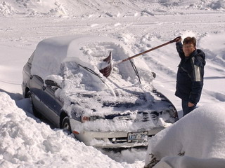 В Хакасии водители сломавшихся авто попали в снежный плен 